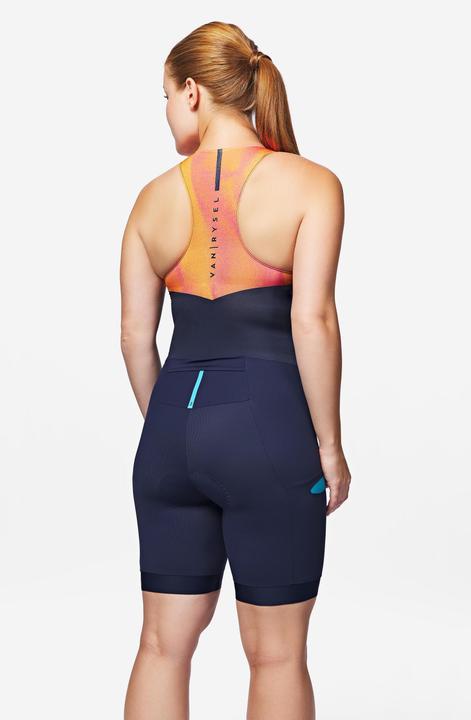 Produktbild Van rysel Women'S Short-Distance Triathlon Trisuit - Navy/Orange (M)