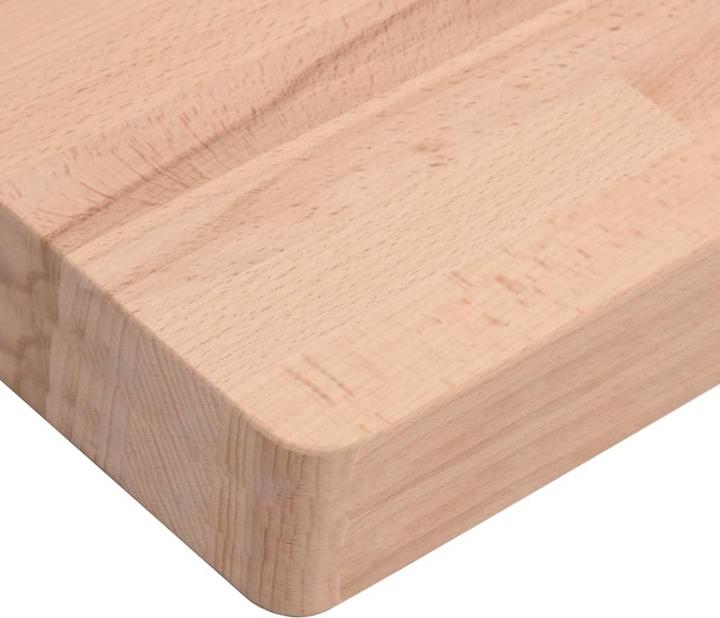 Actual product image VidaXL Tischplatte 100x60x4 cm Rechteckig Massivholz (100 x 60 x 4 cm)