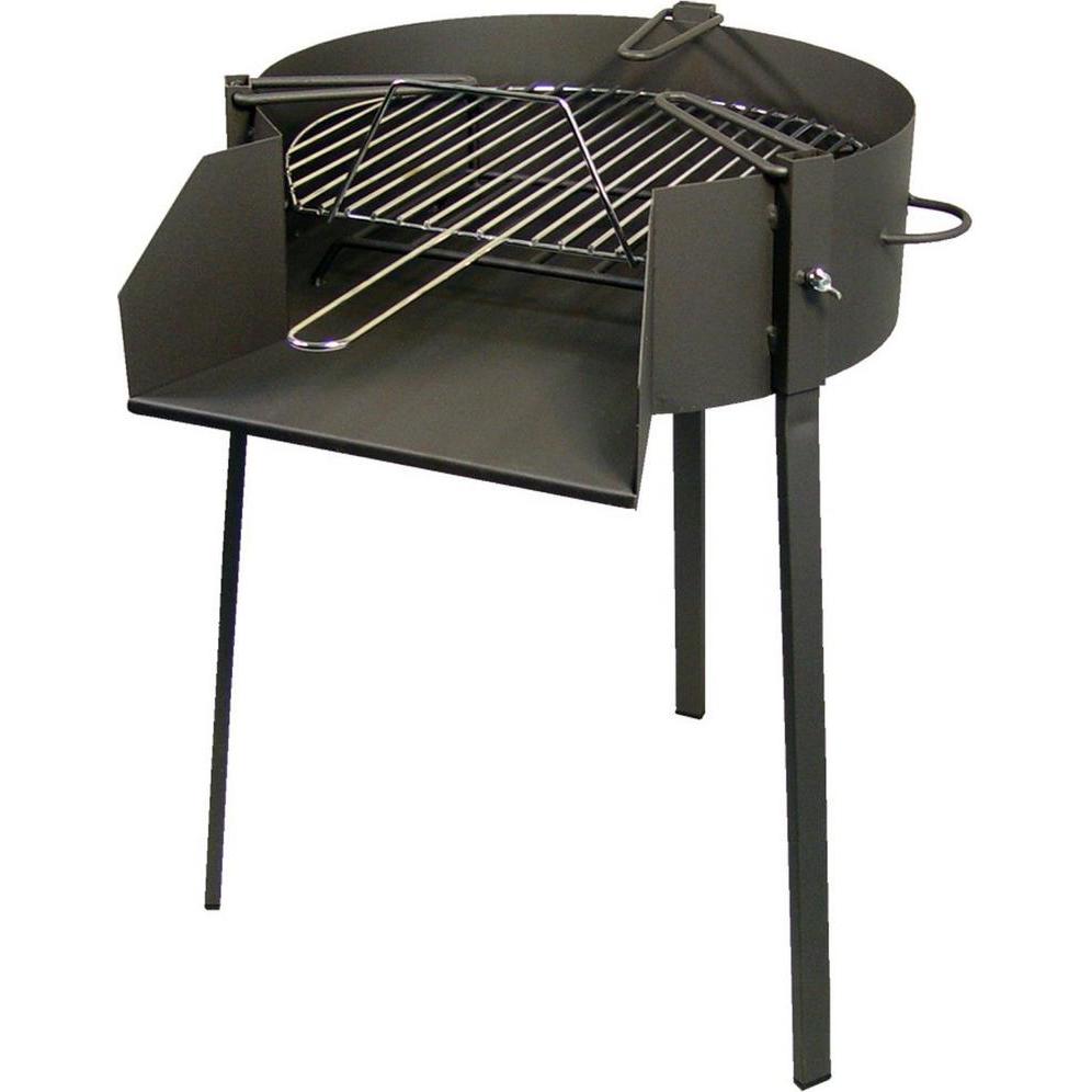 Imex el zorro, Holzkohlegrill, Kohlegrill mit Standbeinen Schwarz (Ø50 x 75 cm)