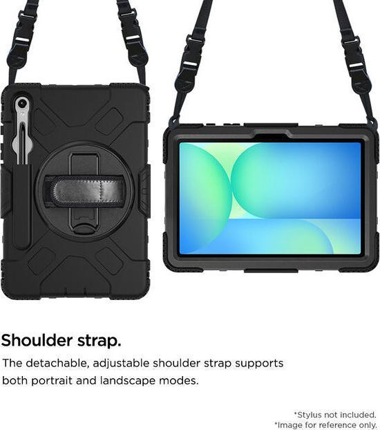 Productafbeelding Eiger Drop Protection Case Peak 500m Case black (Samsung Galaxy Tab S10 FE+)