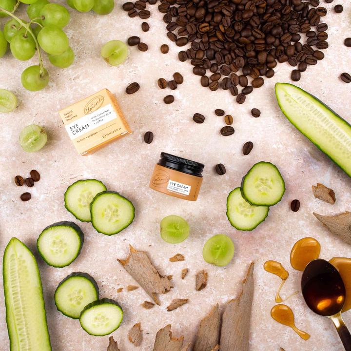 Actual product image UpCircle Eye Cream with Maple and Coffee (Eye Care Cream, 15 ml, Day + Night)