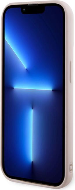 Actual product image Karl Lagerfeld KLHCP15X3DMBKCP iPhone 15 Pro Max 6.7" różowy/pink hardcase 3D Rubber Glitter Logo (Apple iPhone 15 Pro Max)