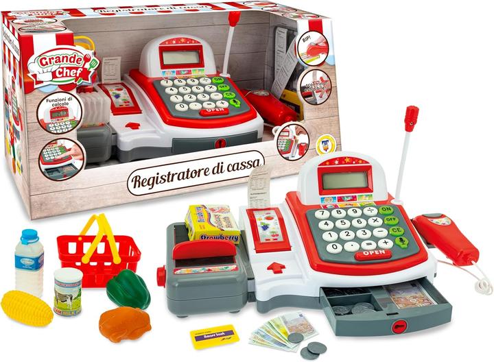 Actual product image Teorema Kassenlogger, Spielzeug für Kinder, mit Scanner und Ticketrolle mit Zubehör