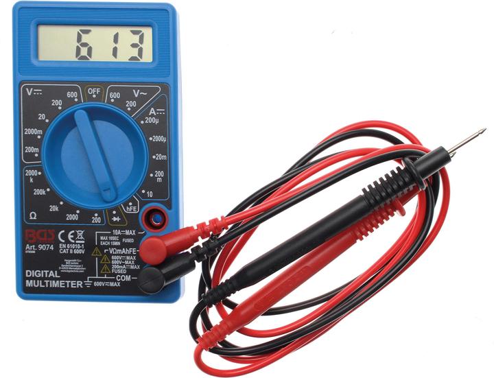 BGS Digital multimeter (CAT II)