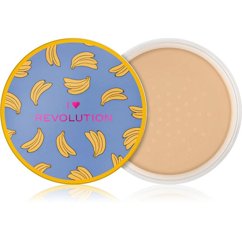 Makeup Revolution, Cipria, I Heart Revolution Loose Baking Powder (Banana)