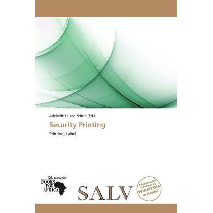 Security Printing, Fachbücher