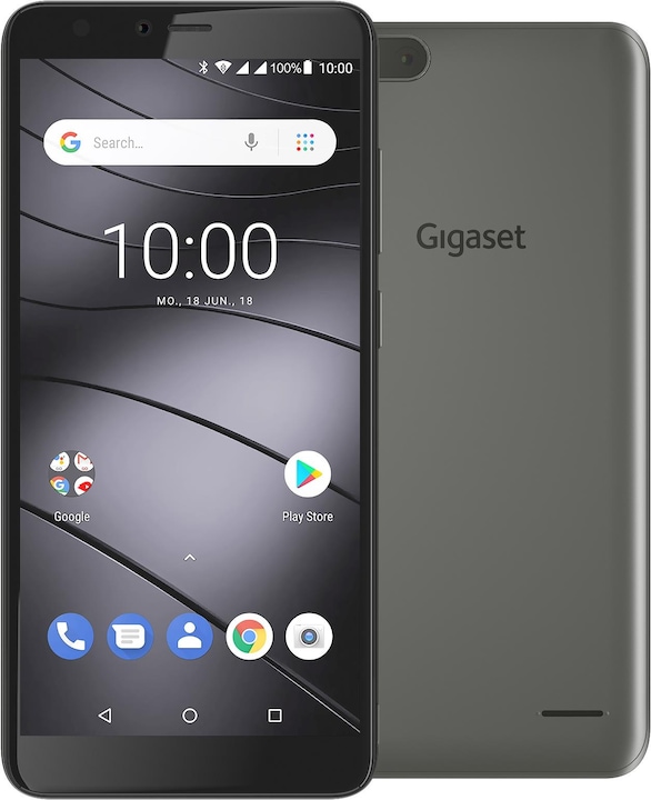 Produktbild Gigaset Gs100 (8 GB, Graphite Grey, 5.50", Dual SIM + SD, 8 Mpx, 4G)
