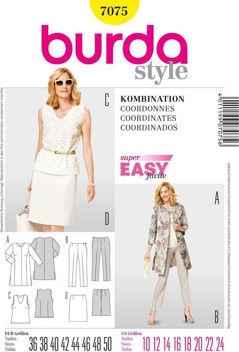 Schnittmuster Kombination