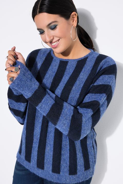 Image du produit Studio Untold Pull oversize, rayures et manches ballon (60)