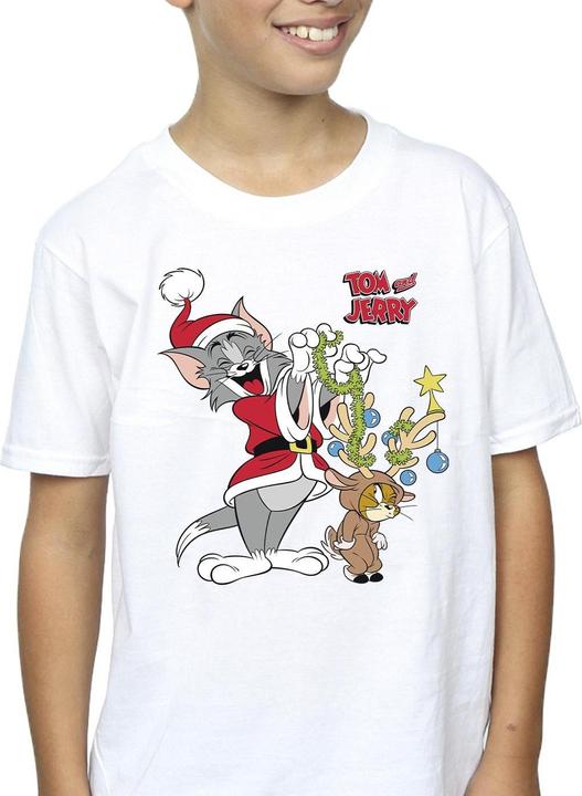 Produktbild Tom & Jerry Christmas Reindeer TShirt Jungen (140, 146)