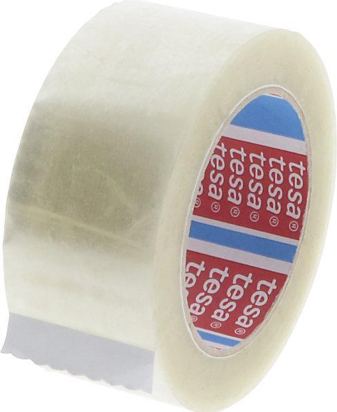 Image du produit tesa Ruban d'emballage PET masse adhésive caoutchouc 132m:50mm 6pcs marron (50 mm)