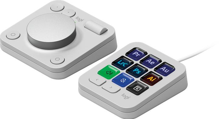 Actual product image Logitech Mx Creative Console (Without keyboard layout, Cable)