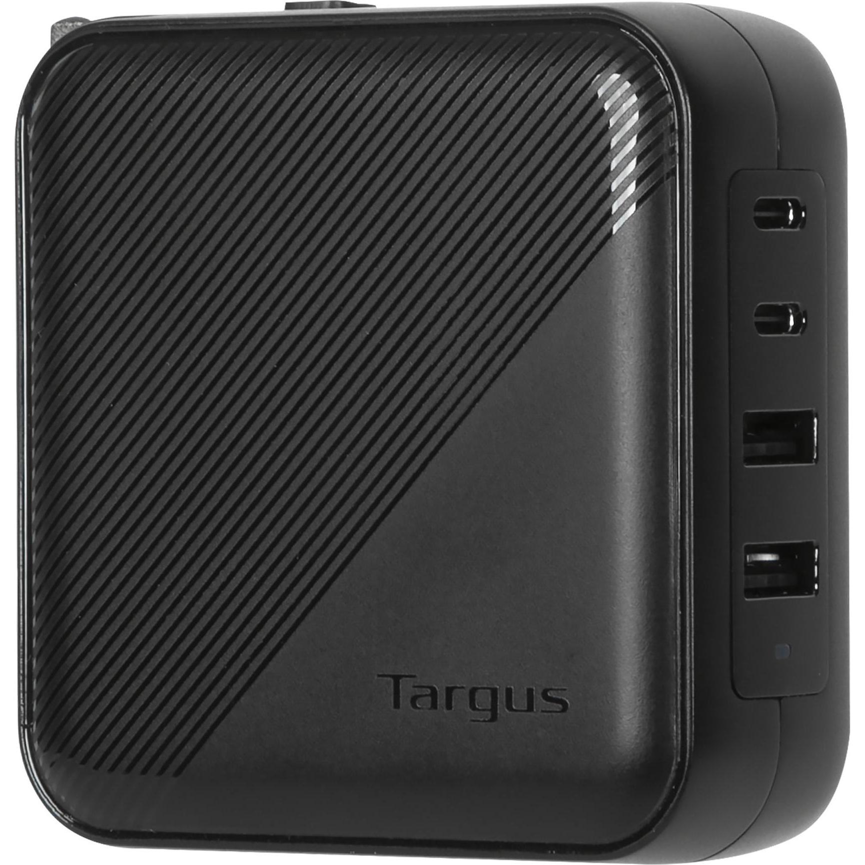 Targus 100W GanCharger-Multi port- travel adapt (100 W), Notebook Netzteil, Schwarz