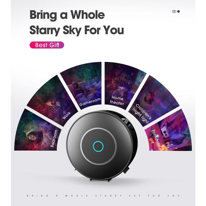 Image du produit Lumina Swiss LED Ciel étoilé Projecteur Smart Noir