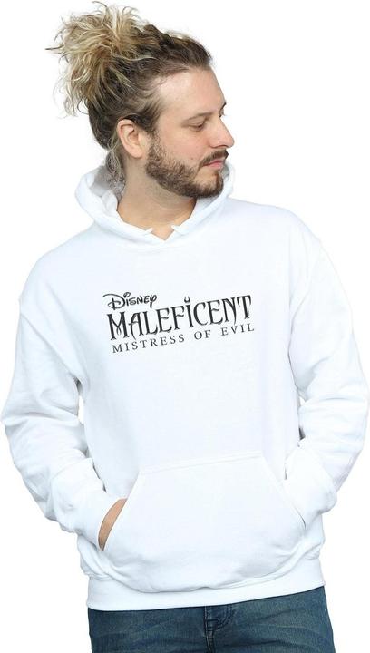 Actual product image Disney Mens Maleficent Mistress Of Evil Logo Hoodie (XXL)