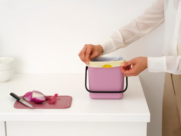 Produktbild Brabantia Komposteimer Sort & Go 3 l, Rosa (3 l)