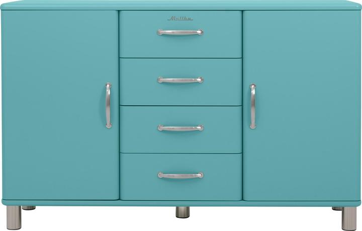 Produktbild tenzo Malibu Anrichte Metall/Holzwerkstoff 146x41x92 cm (146 x 41 x 92 cm)