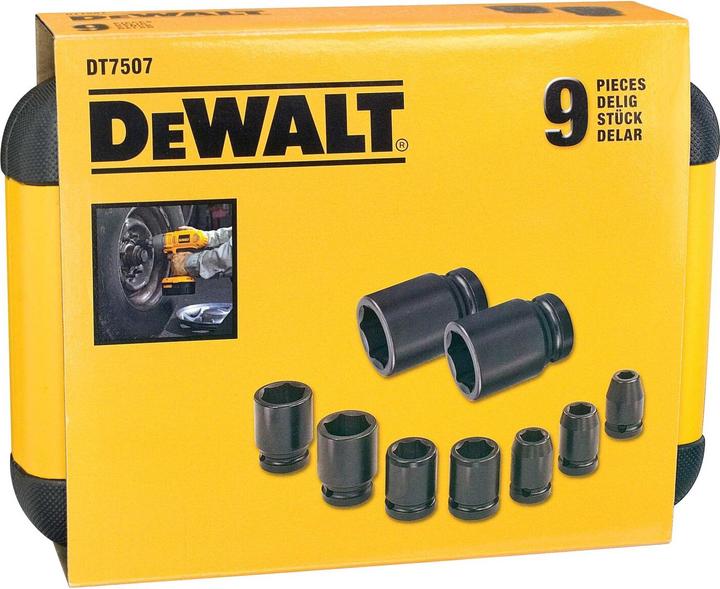 Produktbild DeWalt Schlagschrauber Nüsse Set (1/2")