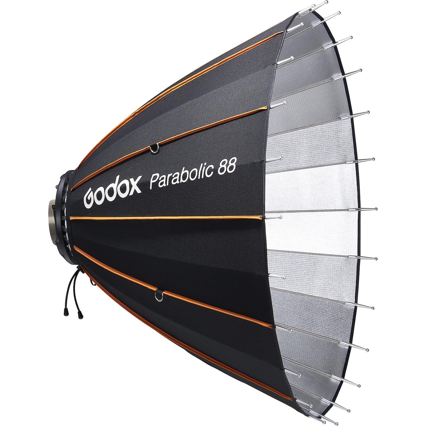 Thumbnail - Godox Parabolic Light Focusing System, 88cm (Parabole Softbox, 88 cm), Softbox + Reflektor