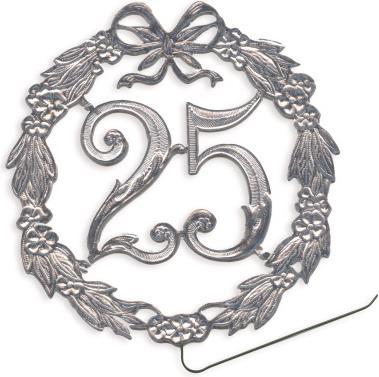Produktbild Demmler Zahl ”25” silber (1 x)