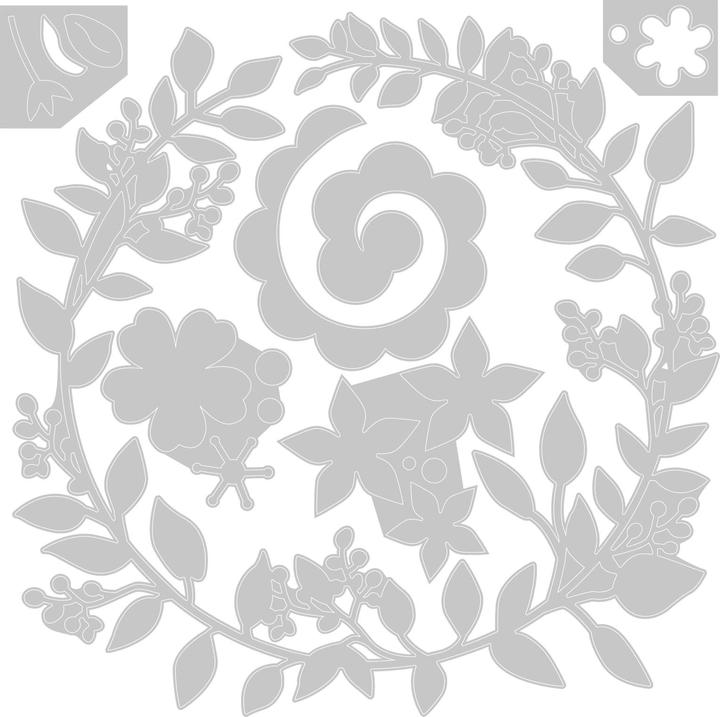 Produktbild Sizzix Thinlits Stanzschablonen-Set, 6er-Pack Hochzeitskranz von Olivia Rose