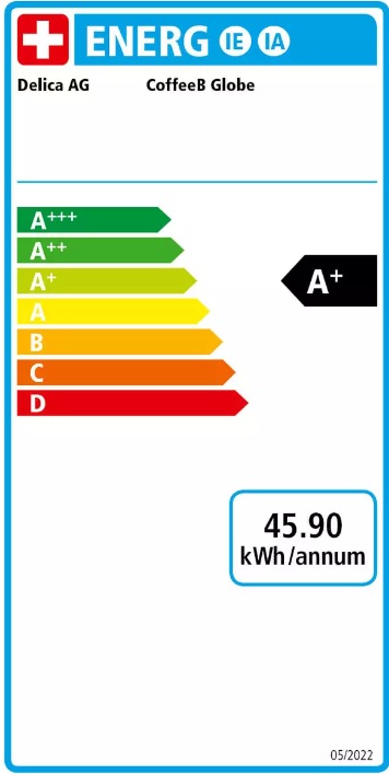 Energie-Label CoffeeB Globe (CoffeeB)