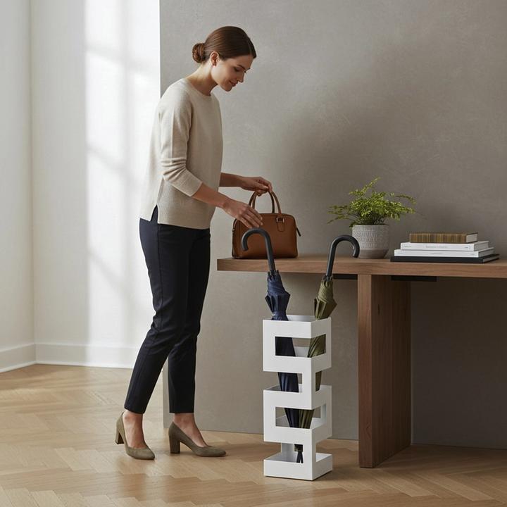 Actual product image HAKU Möbel Cast Iron Umbrella Stand, Rectangular