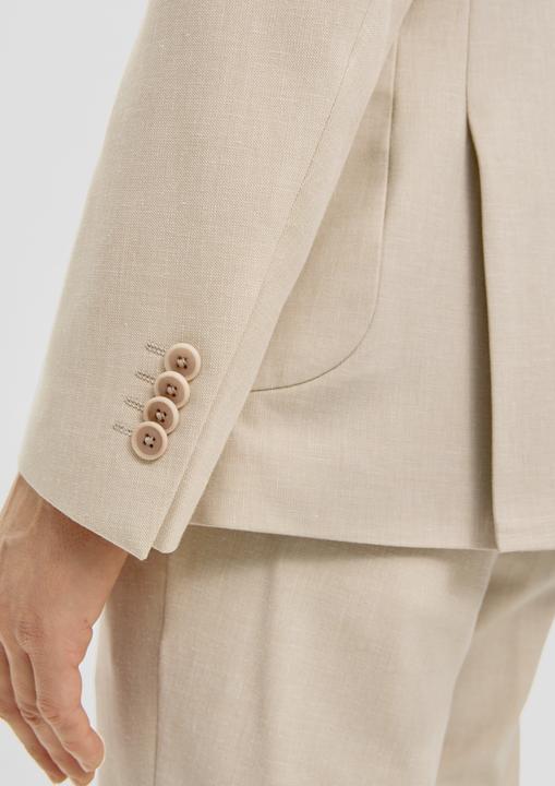 Immagine prodotto S.Oliver Indoor-Sakko s.O PURE: Doppelreihiges Sakko im Leinen-Look (52)