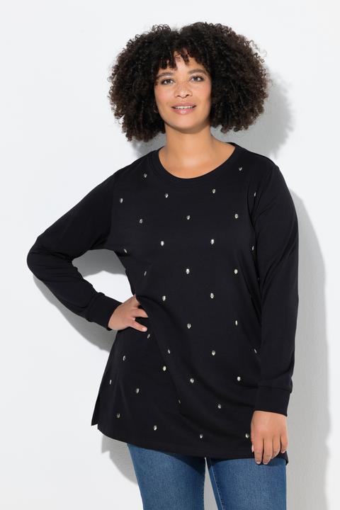 Produktbild Angel of Style Sweatshirt, Metall-Totenköpfe, Langarm (48)