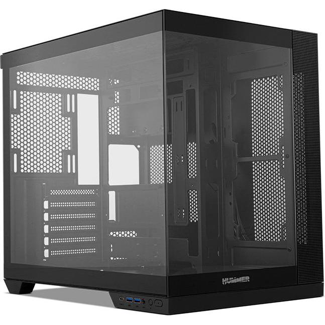 Nox Hummer Astra Neo Black (ATX, mATX, ITX), PC Gehäuse, Schwarz