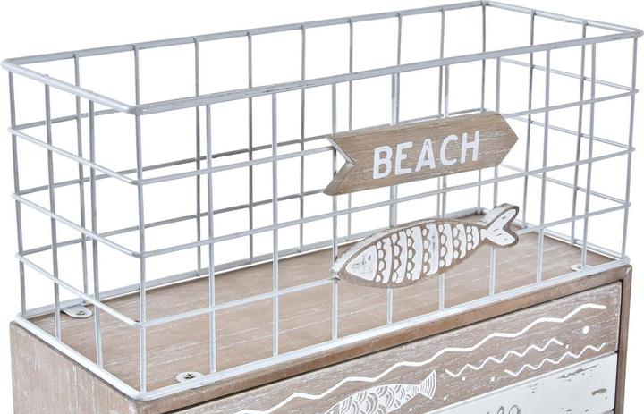 Produktbild DKD Home Decor Küchenmörser Holz Metall 26,5 x 10,5 x 28,5 cm Fische