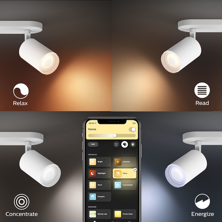 Actual product image Philips Hue Fugato Base BT (350 lm, GU10)