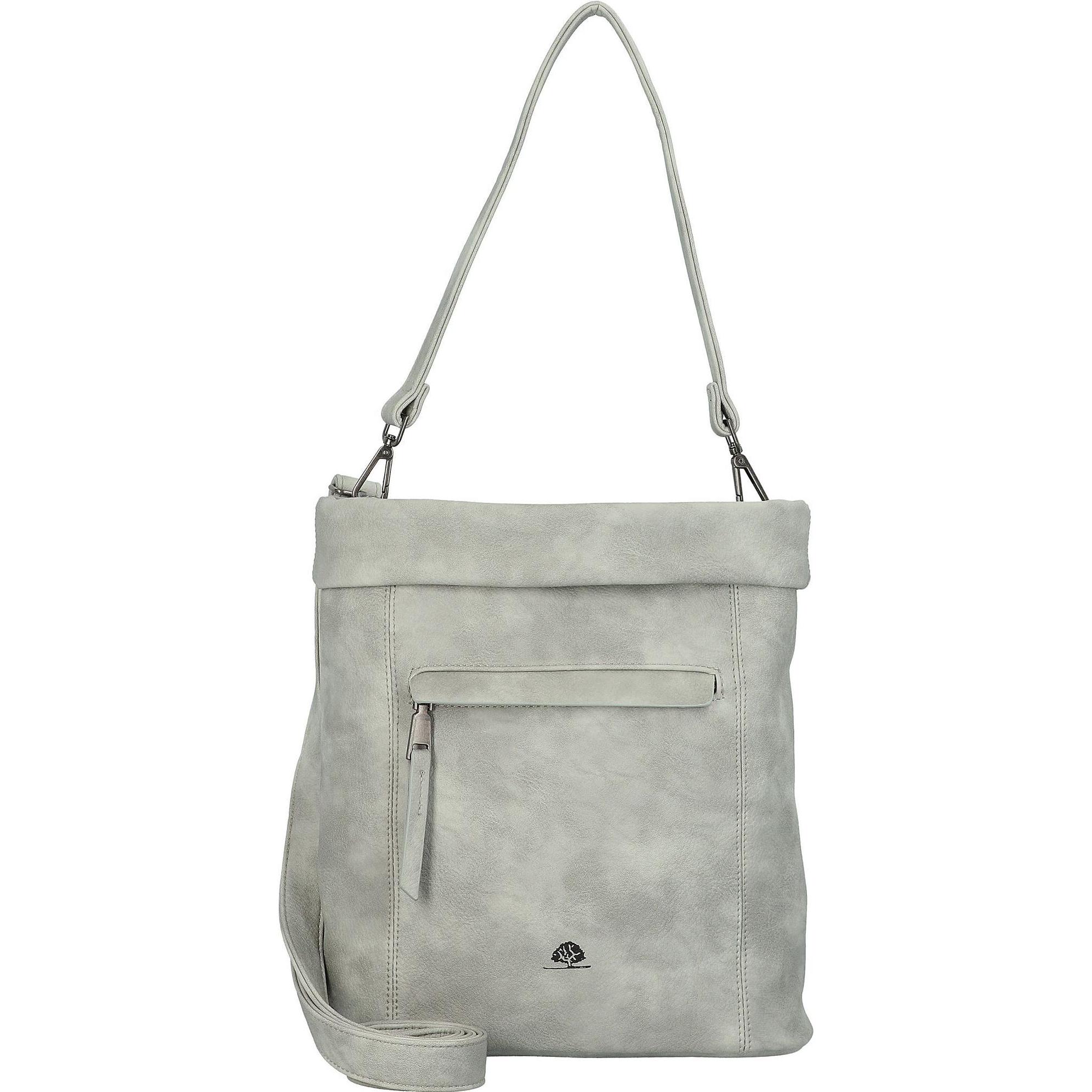 Greenburry, Handtasche, Mad'l Dasch Kathi Schultertasche 28 cm, Grau