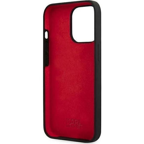 Thumbnail - Karl Lagerfeld KLHCP13LSLMP1K iPhone 13 Pro / 13 6,1" hardcase czarny/black Silicone Plaque (Apple iPhone 13 Pro), Smart...
