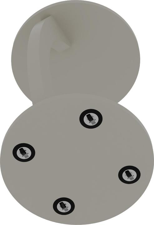 Produktbild En.Casa Beistelltisch Holeby 56 x Ø 38 cm Sandsteinfarben (56 x 38 cm)