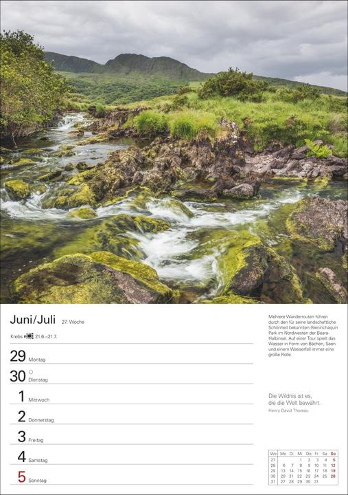 Image du produit Harenberg Irland Wochenplaner 2026 - Eine Reise in 53 Bildern (Allemand)