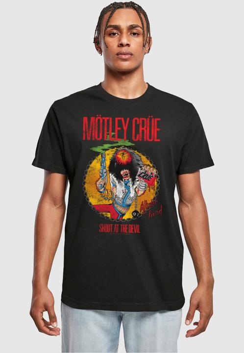 Produktbild Merchcode Motley Crue - Allister Fiend SATD T-Shirt Round Neck - 118029 (L)