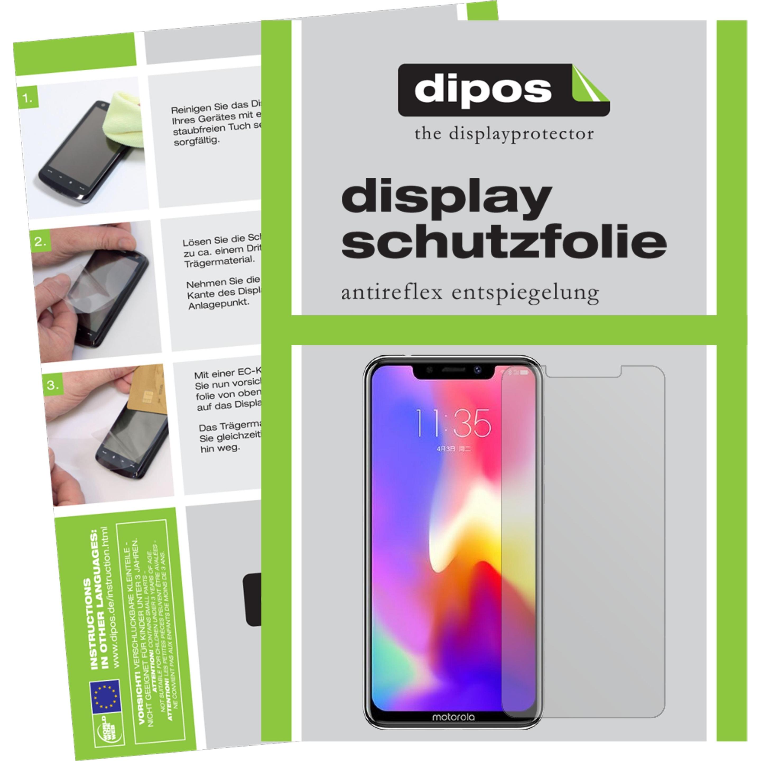 Dipos Displayschutzfolie Antireflex (5 Stück, Motorola P30), Smartphone Schutzfolie, Transparent
