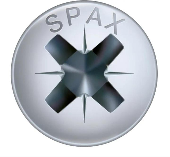 Actual product image Spax Linsenmultikopf Bremsrippen Z2 Vollgewinde Wirox (1000 Screws per piece)
