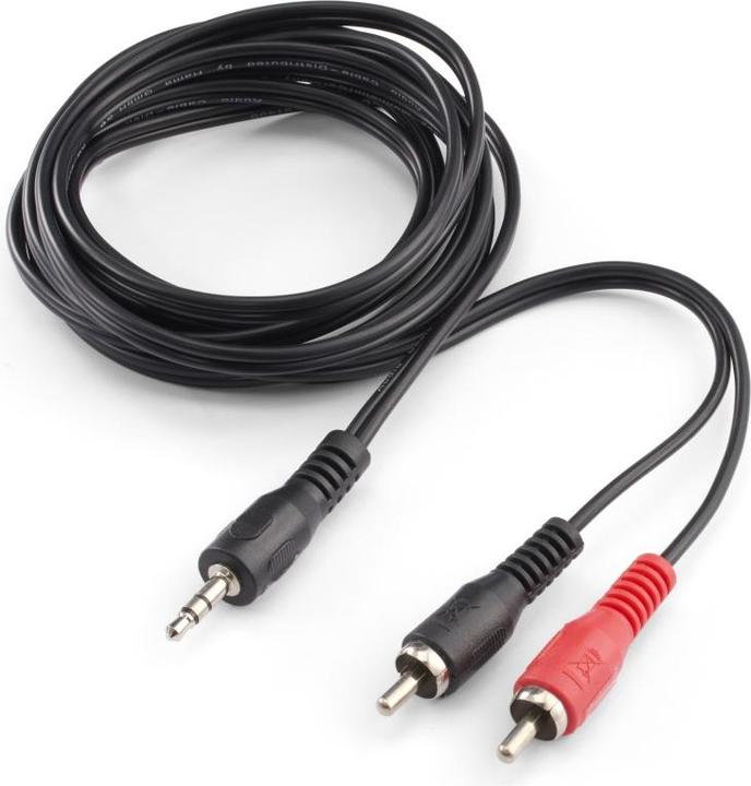 Produktbild Hama Audio-Kabel, 3,5-mm-Klinken-Stecker - 2 Cinch-Stecker, 2 m (2 m, Cinch)