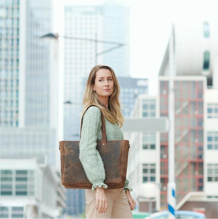 Produktbild Plevier Hopper shopper 15.6 inch bruin. (13 l)