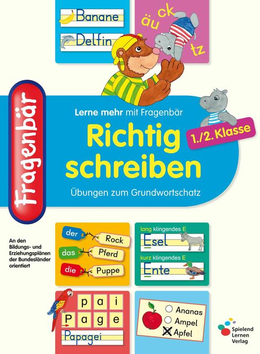 Produktbild Fragenbär - Richtig schreiben 1./2. Klasse (Deutsch, Vera Lohmann, 2015)