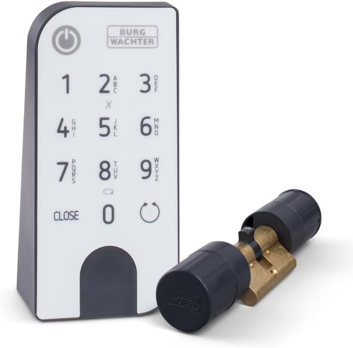 Actual product image Burg Wächter ENTRYhome 5001 PIN wireless door lock (Bluetooth, Smartphone, Electronic numerical code)