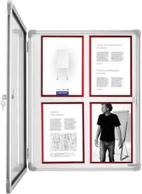 Actual product image Magnetoplan Indoor showcase (87 x 108.50 cm)
