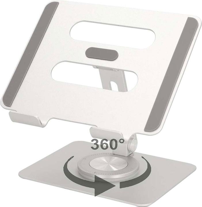 Actual product image Nedis Set of 2 universal tablet holders made of aluminium, 360° swivelling