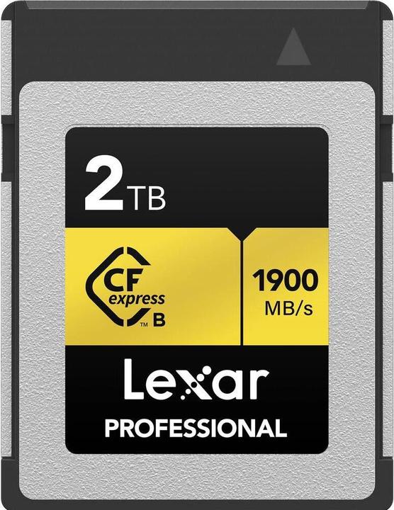 Actual product image Lexar Professional Gold Series 2.0 (2000 GB, CFexpress type B)