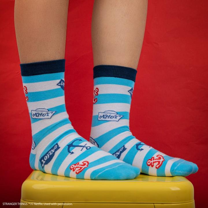 Actual product image Cinereplicas Stranger Things: Scoops Ahoy socks (3 pairs (pack of 3, 40)