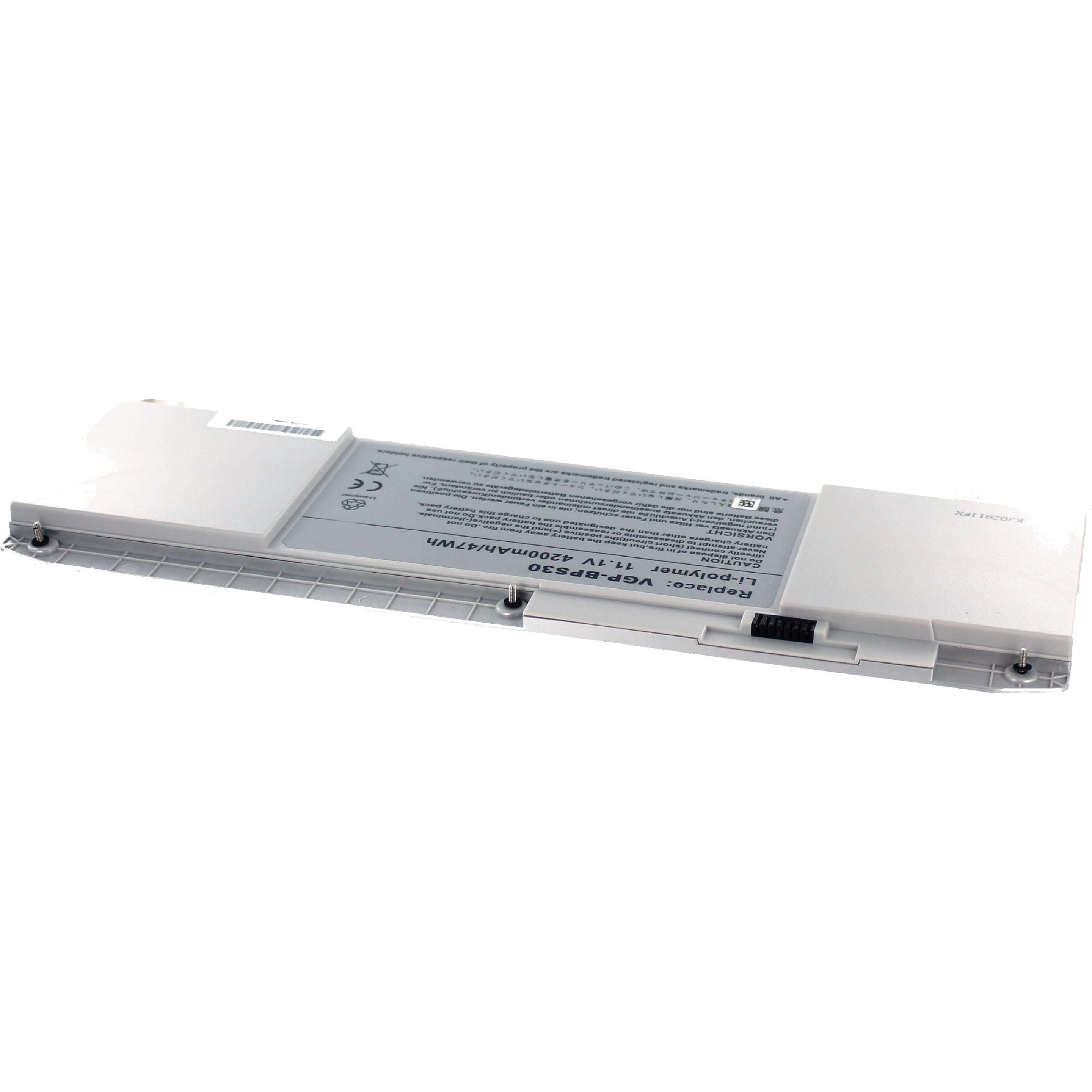 AGI Akku kompatibel mit Sony Vaio SVT131B11M SVT1313V1ES (1 Zellen, 4000 mAh), Notebook Akku, Silber