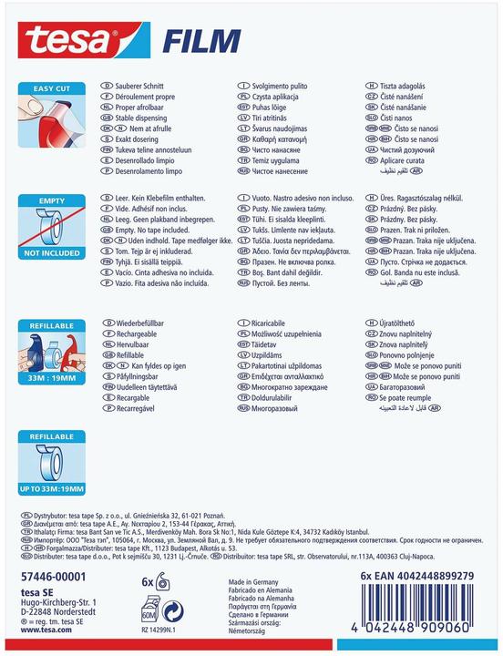 Produktbild tesa EASY CUT Handabroller
