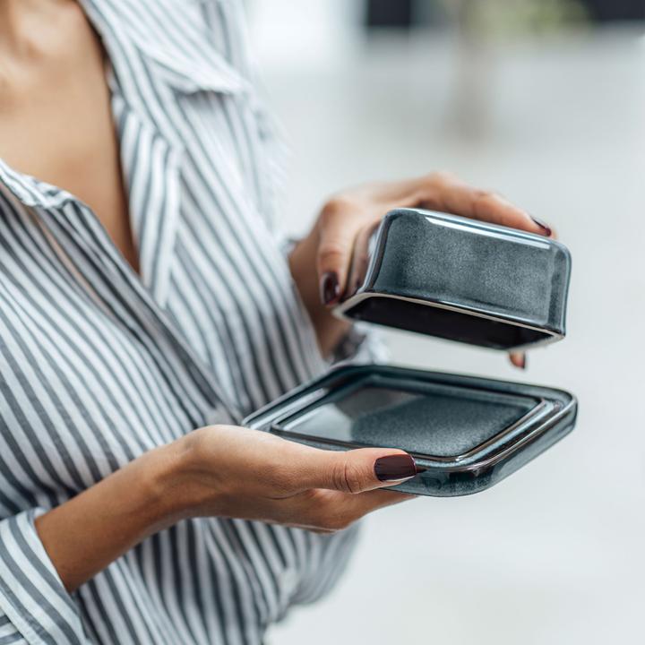 Produktbild Like. by Villeroy & Boch Butterdose Lave gris